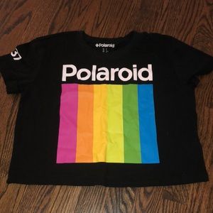 Polaroid crop top